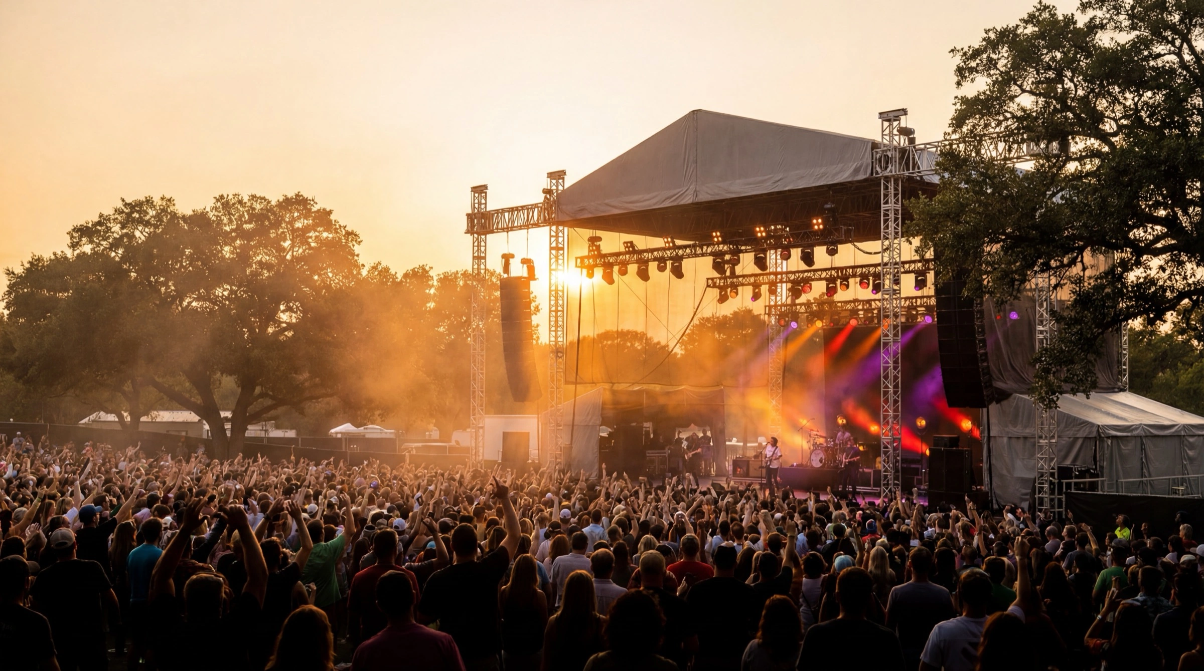 Outdoor concert